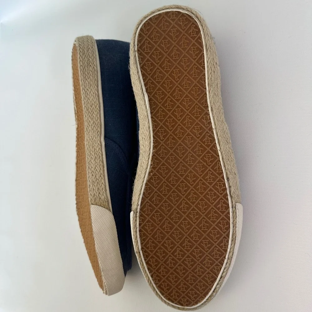 Mens Original Penguin Canvas Slip On Espadrille Casual‎ Shoes Size 10.5
